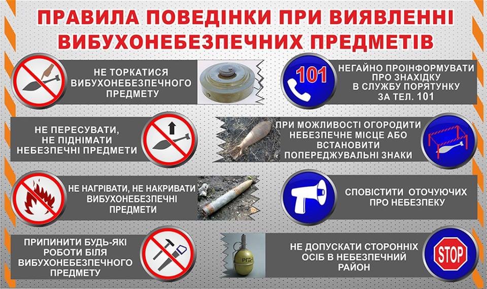 pravyla povedinky vybuhonebezpechni